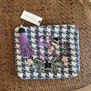 Anthropologie S Embroidery Pouch